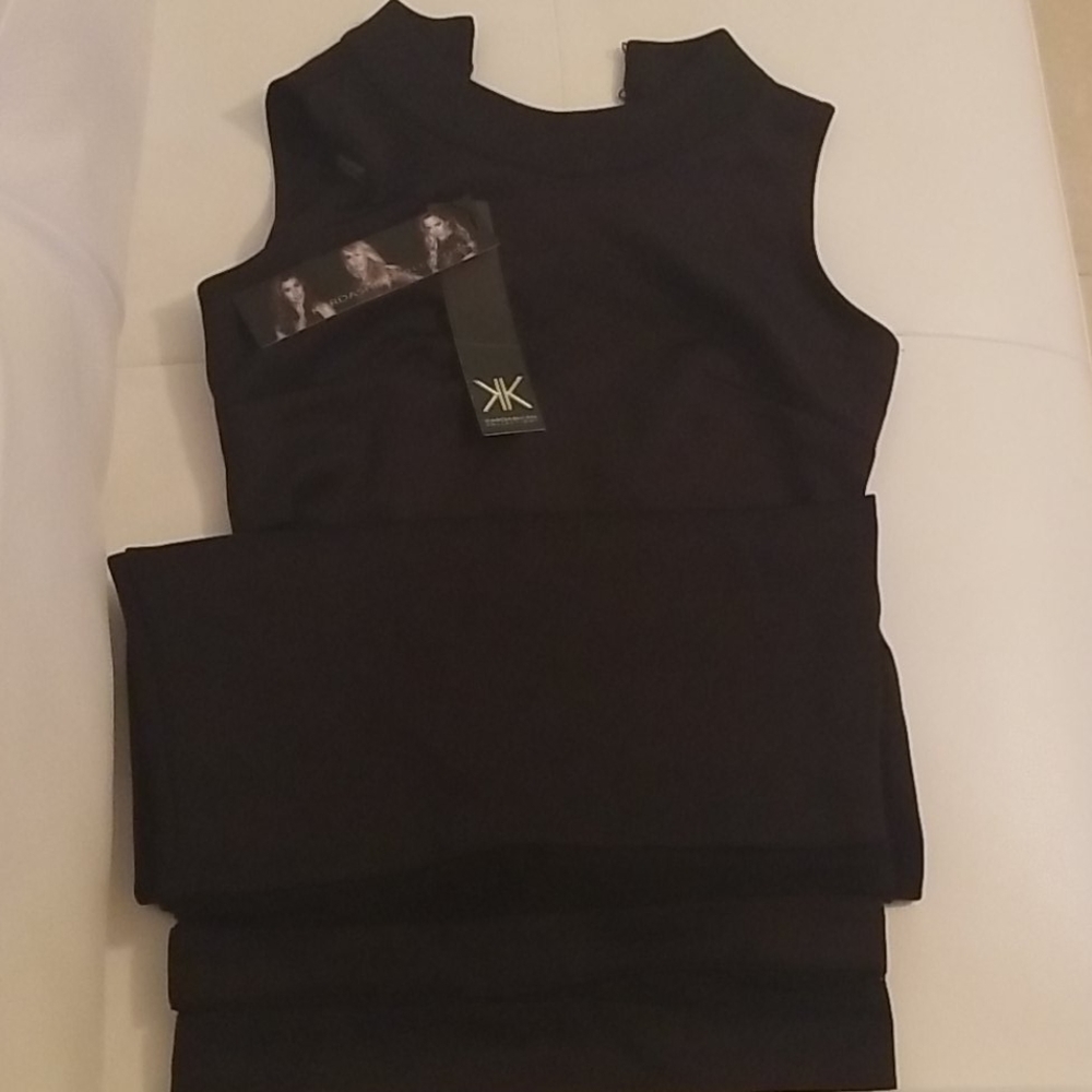 Mesh Panel Dress